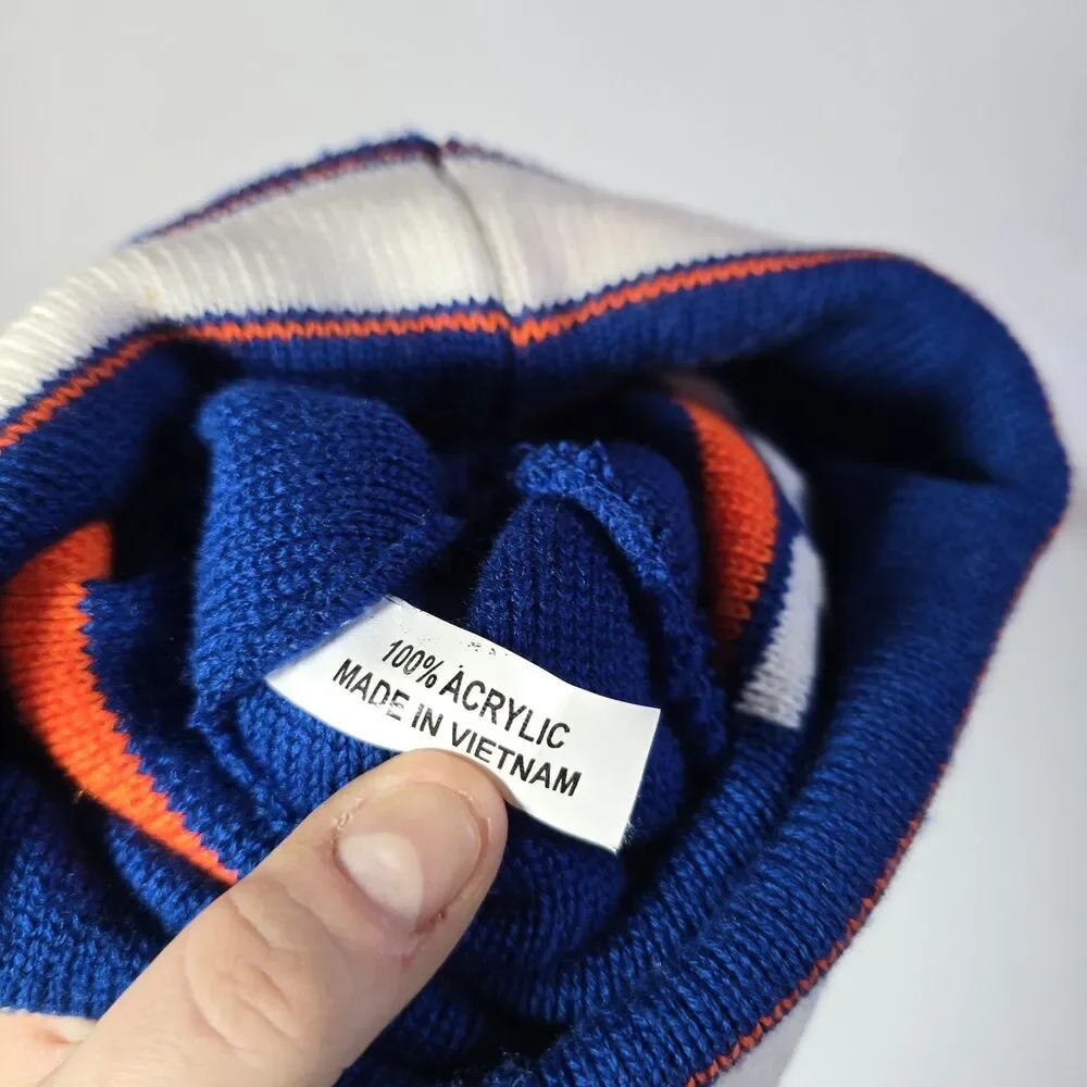New York Mets Winter Pom Beanie Caesars Atlantic City Ad (Adult Sized)